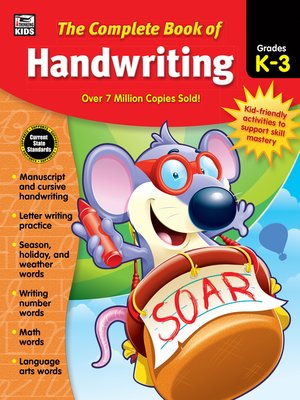 cover image of The Complete Book of Handwriting, Grades K--3